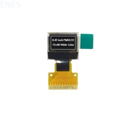0.42'' 72x40 Monochrome OLED Display SSD1315 16 Pin 4 Wire SPI I2C White
