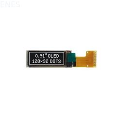 0.91'' 128x32 Mono OLED Screen SSD1306 Interface 14 Pin White Monochrome