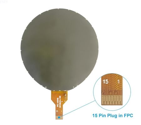 1.8 Inch IPS Round TFT LCD Display 360 X 360 MIPI ST77916 Smartwatch 15pin