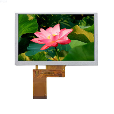 5.0 Inch 800x480 Square Shape Display LCD IPS View Angle LCD Screen 40pin ST7262 Drive TFT Module 