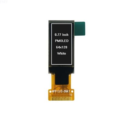 0.77'' 64x128 White Mono OLED Display SPI I2C SSD1312 PMOLED Screen Super Small