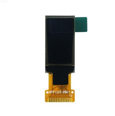 0.77'' 64x128 White Mono OLED Display SPI I2C SSD1312 PMOLED Screen Super Small