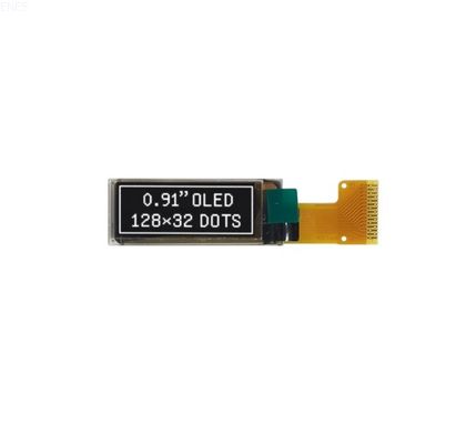 0.91'' 128x32 Mono OLED Screen SSD1306 Interface 14 Pin White Monochrome