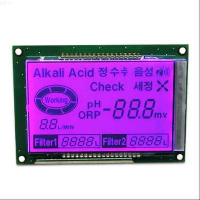 TN HTN STN FSTN VA Segment Graphic Monochrome LCD Display RGB  LCD Segment Display For Infrared Thermometer Custom