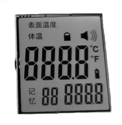 TN HTN STN FSTN VA Segment Graphic Monochrome LCD Display RGB  LCD Segment Display For Infrared Thermometer Custom