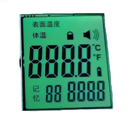 TN HTN STN FSTN VA Segment Graphic Monochrome LCD Display RGB  LCD Segment Display For Infrared Thermometer Custom