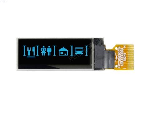 0.91 inch 128x32 Monochrome OLED Display Module Manufacturer Support interface 12C Driver IC SSD1306 with Customized FPC