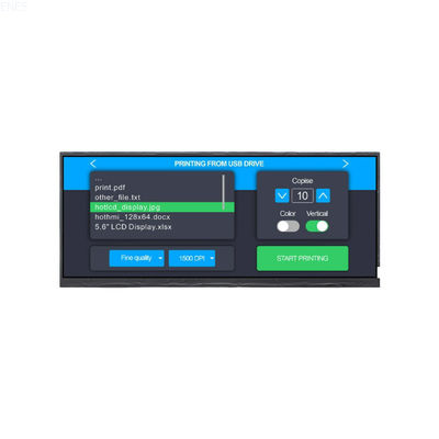 12.3 inch Display 1920x720 Sunlight Readable  1200nits Industrial Grade  IPS 178° LVDS Capacitive Touch High-Bright WLED  Operation MODEL NAMETFT Display Module with CTP